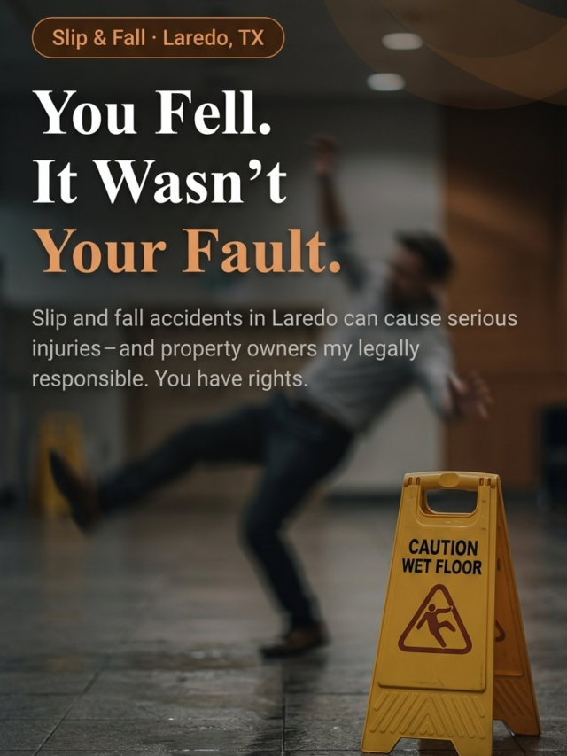 Injured in a Slip & Fall in Laredo? Here’s What You Need to Know