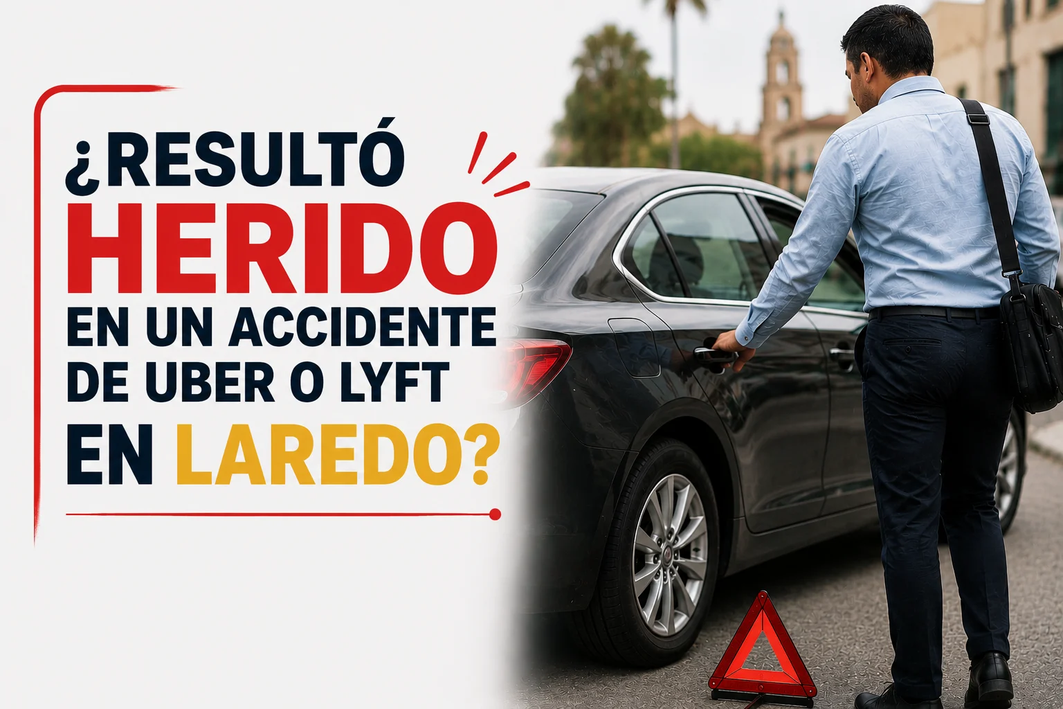 ¿Resultó herido en un accidente de Uber o Lyft en Laredo? ¿Quién paga?